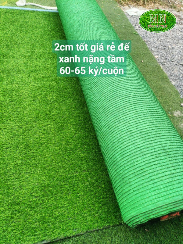 Thảm cỏ 2cm có kích thước đa dạng