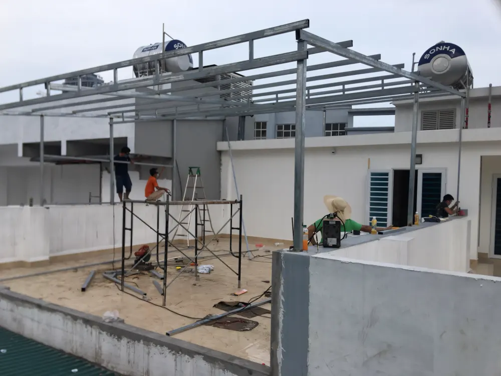 Lưu ý quan trọng về kết cấu sân thượng