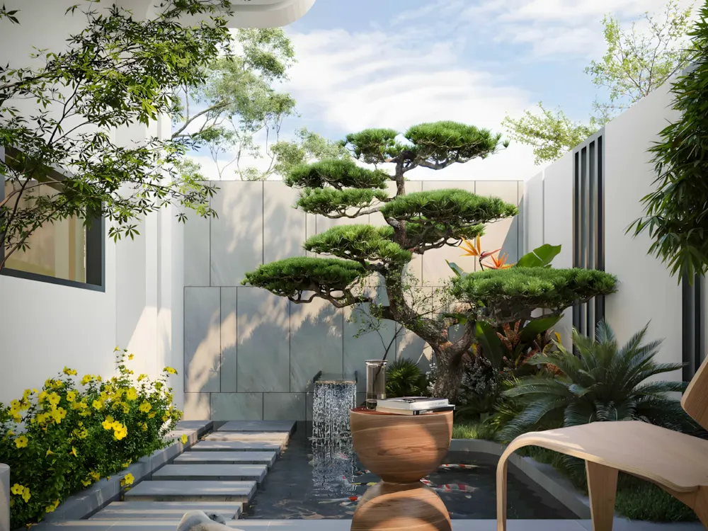 Nguyên tắc quy hoạch khuôn viên sân vườn đẹp hợp phong thủy tài lộc