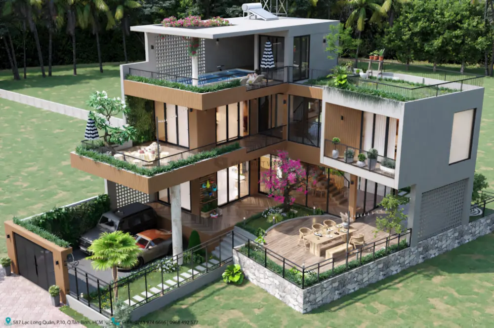 Những lưu ý quan trọng về kết cấu sân thượng