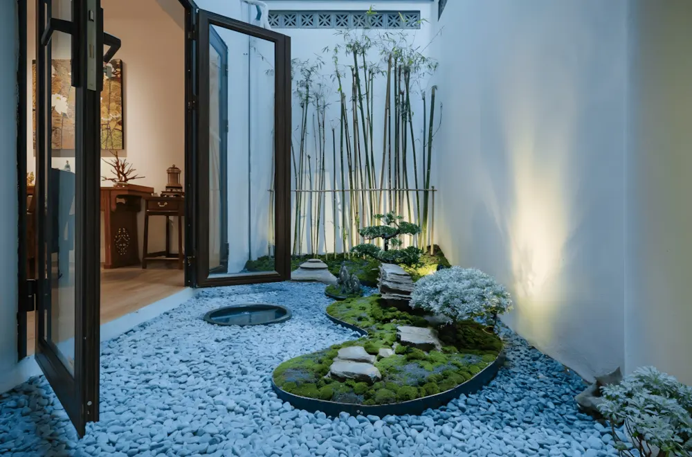 Sân vườn nhà ống