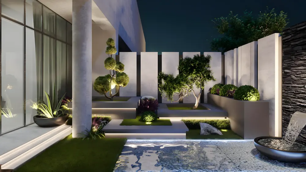 Sân vườn nhà phố